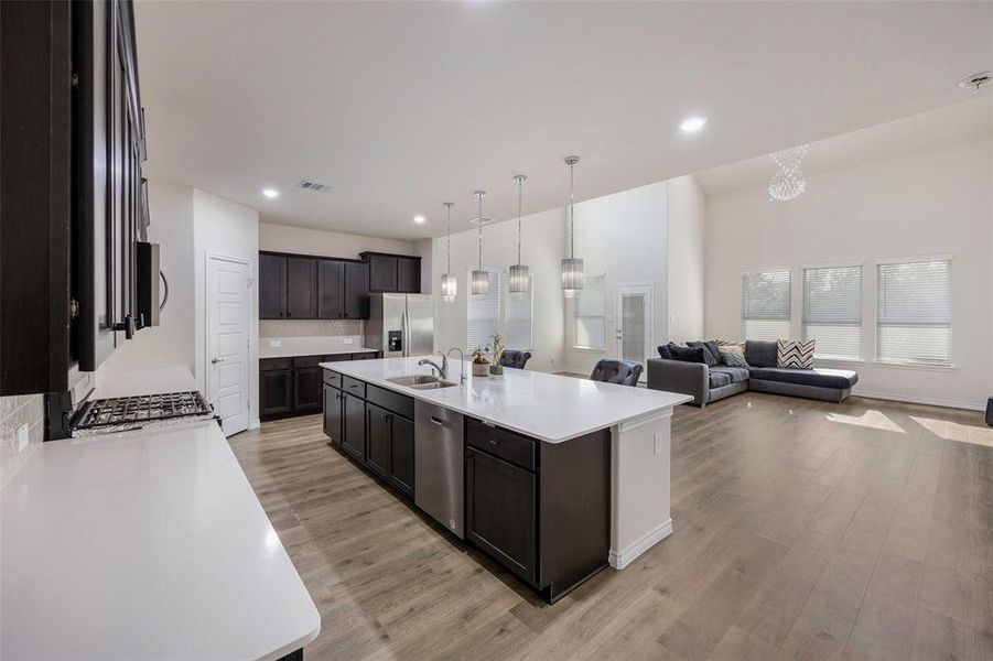 Furnished interior view inside a new home in Silverado, Aubrey (Image 7).