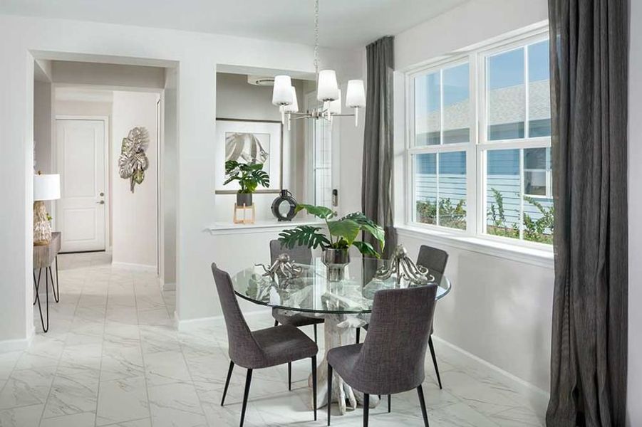 Representative furnished interior of a home built from the Jamaica by Minto Communities in Latitude Margaritaville Hilton Head, Hardeeville (Image 6).