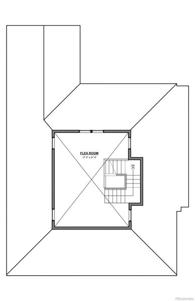 2D floor plan layout of this home in , Denver, CO (Image 2).