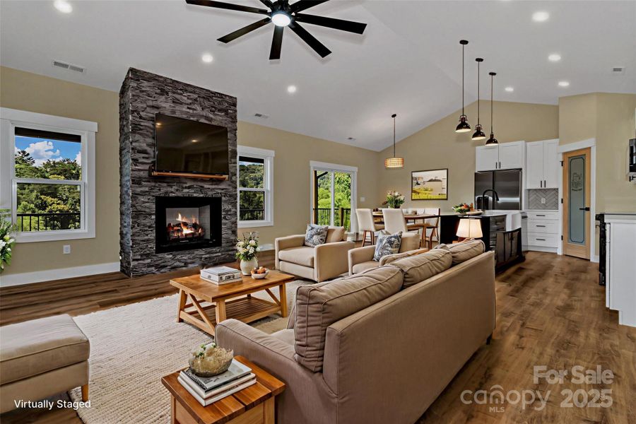 Living Area - Virtually Staged Living Area - Virtually Staged