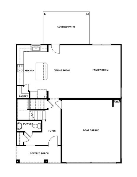 2D floor plan layout of this home in Emberly, Beasley, TX (Image 3).