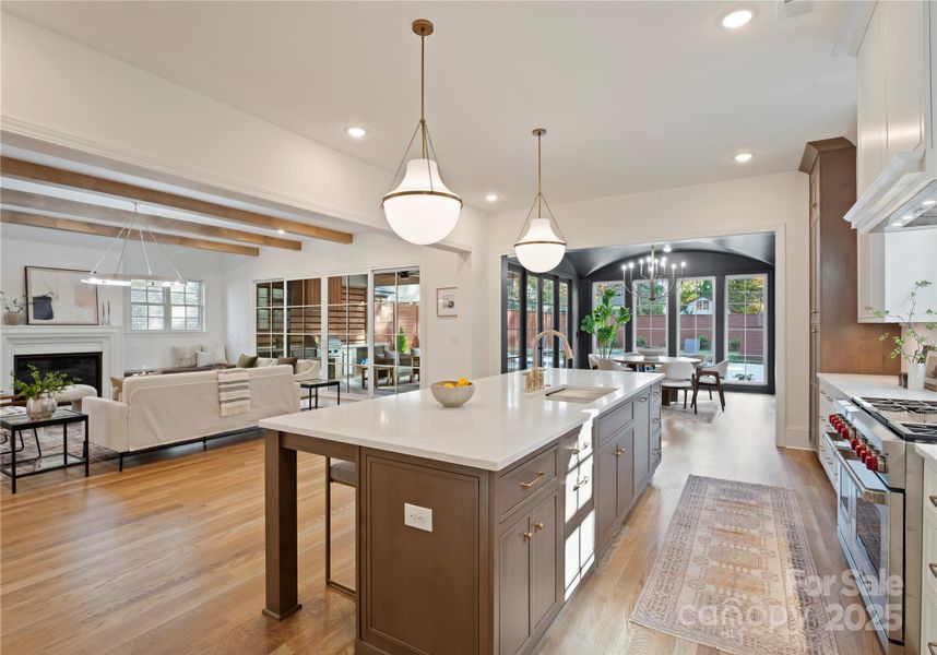 Furnished interior view inside a new home in , Charlotte (Image 35).