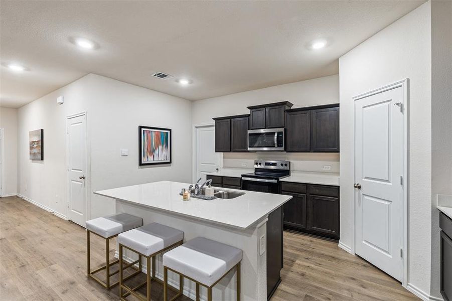 Furnished interior view inside a new home in , Providence Village (Image 9).