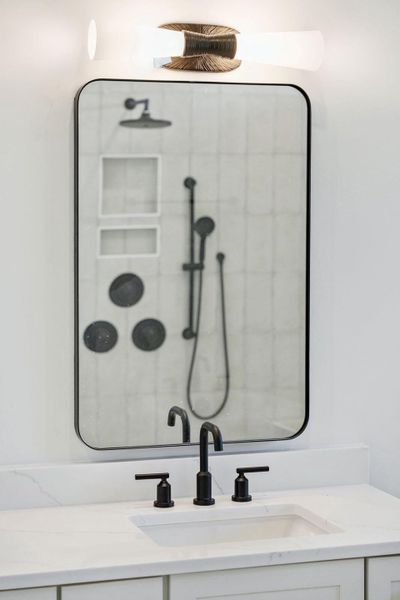 Close-up of interior finishes inside a home in Overlook at Copahee Sound, Awendaw (Image 22).