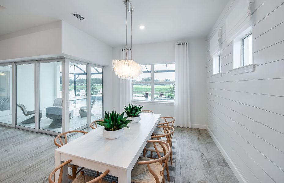 Furnished interior view inside a new home in BeachWalk by Manasota Key, Englewood (Image 6).