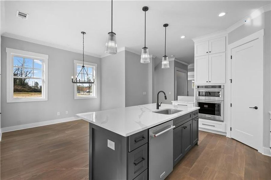 Furnished interior view inside a new home in , Ball Ground (Image 5). Furnished interior view inside a new home in , Ball Ground (Image 5).