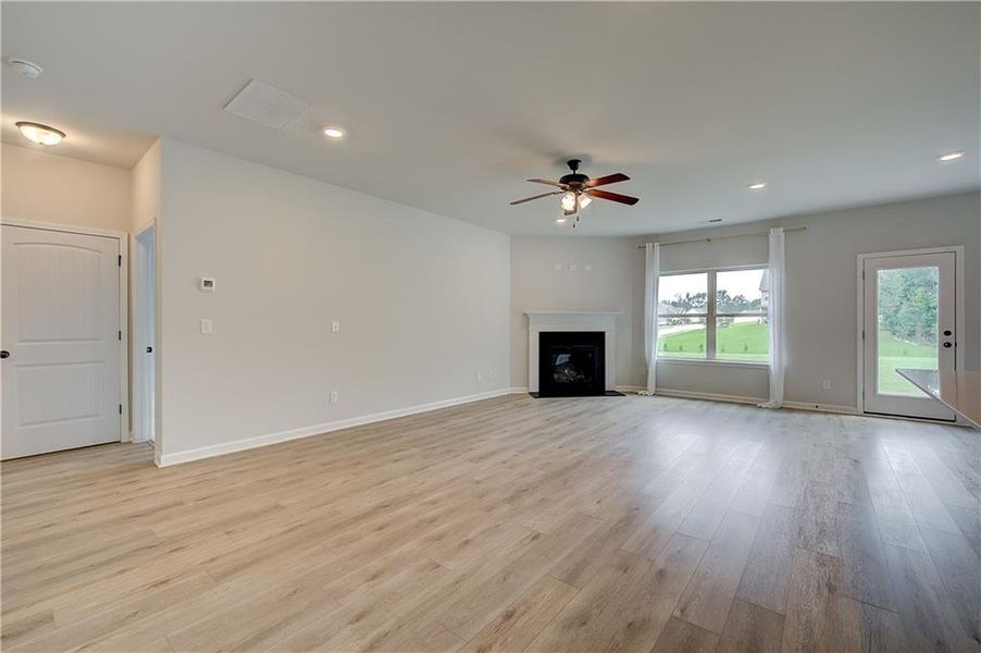 Spacious, unfurnished interior of a new home in Traditions at Crystal Lake, Hampton (Image 21). Spacious, unfurnished interior of a new home in Traditions at Crystal Lake, Hampton (Image 21).