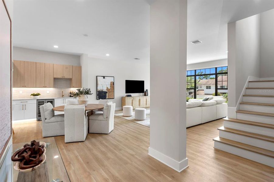 Furnished interior view inside a new home in , Tampa (Image 32).