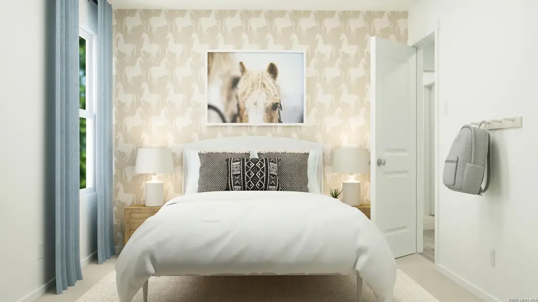 Furnished interior view inside a new home in Sapphire Grove, San Antonio (Image 5).
