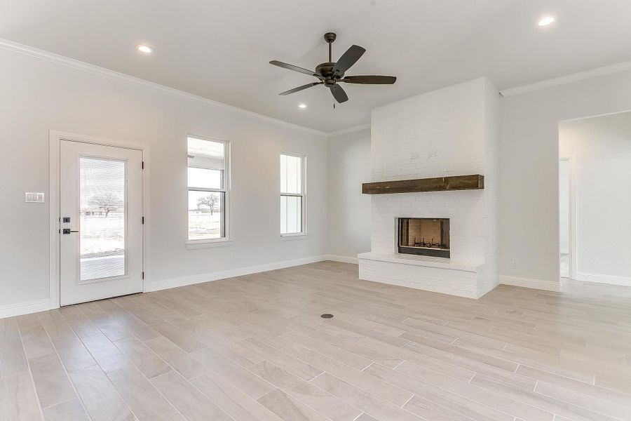 Representative unfurnished interior of a home built from the Refuge Lane by Trinity Classic Homes in Zion Trails, Poolville (Image 32).