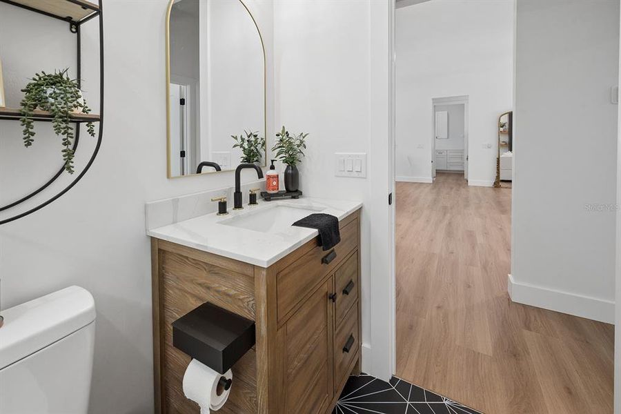 Furnished interior view inside a new home in , Fort White (Image 12).