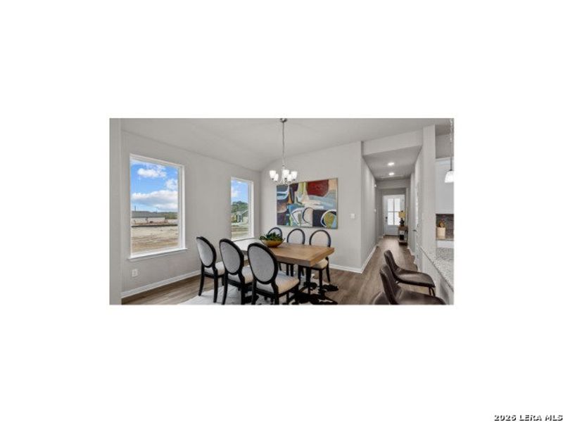 Furnished interior view inside a new home in Bricewood, San Antonio (Image 6).