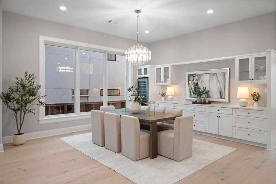 Furnished interior view inside a new home in , Houston (Image 5).