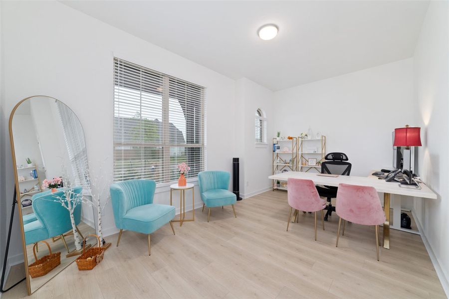 Furnished interior view inside a new home in Elyson, Katy (Image 43).