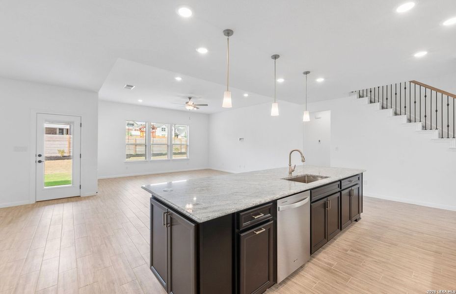 Furnished interior view inside a new home in Davis Ranch, San Antonio (Image 26).