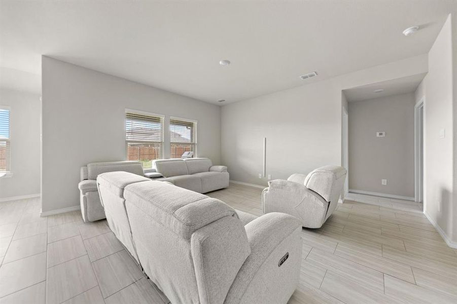 Furnished interior view inside a new home in Rosewood at Beltmill, Fort Worth (Image 11).