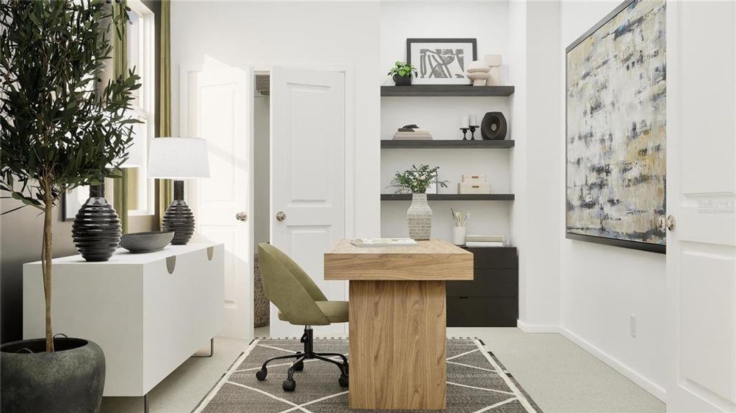 Furnished interior view inside a new home in Bridgewalk, St. Cloud (Image 16).