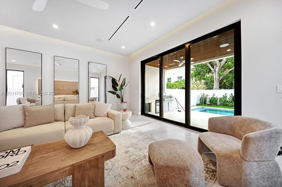 Furnished interior view inside a new home in , Fort Lauderdale (Image 48).