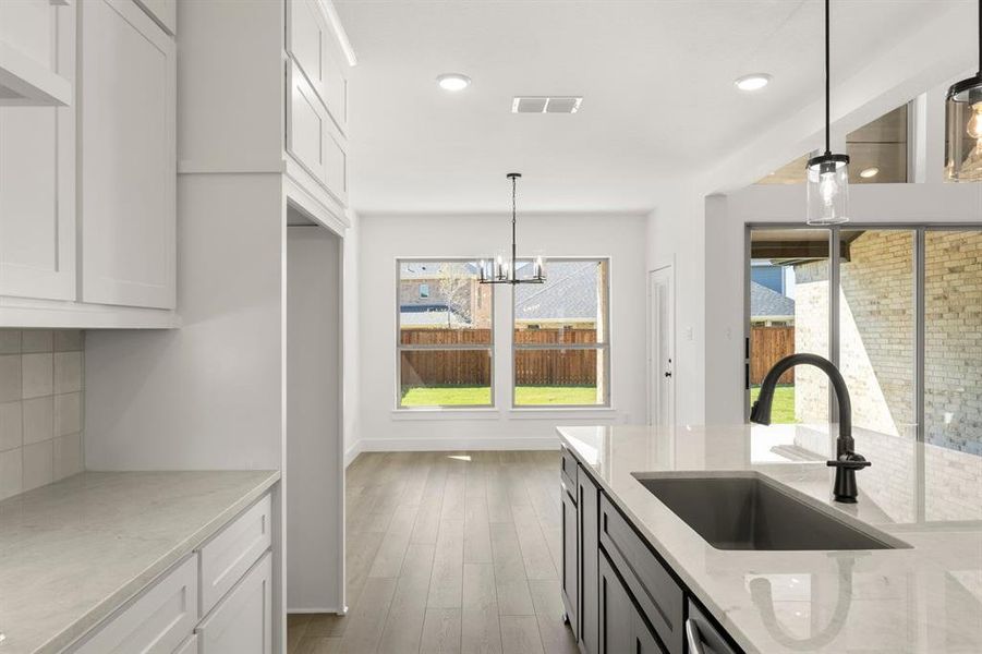 Furnished interior view inside a new home in Valencia on The Lake, Little Elm (Image 9).
