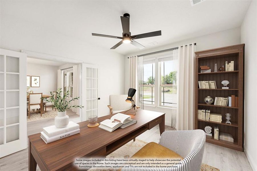 Furnished interior view inside a new home in Glenwood Meadows, Argyle (Image 13).