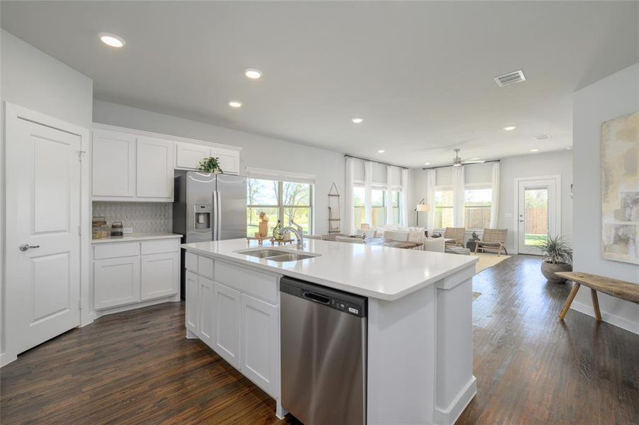 Furnished interior view inside a new home in Heritage Grove, Blue Ridge (Image 10).