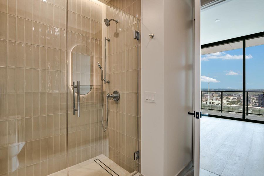 Furnished interior view inside a new home in The Modern Austin Residences, Austin (Image 7). Furnished interior view inside a new home in The Modern Austin Residences, Austin (Image 7).