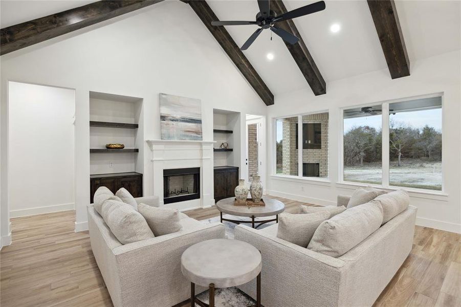 Furnished interior view inside a new home in Vintage Oaks, Weatherford (Image 22).