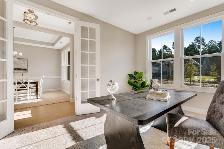 Furnished interior view inside a new home in , Charlotte (Image 11). Furnished interior view inside a new home in , Charlotte (Image 11).
