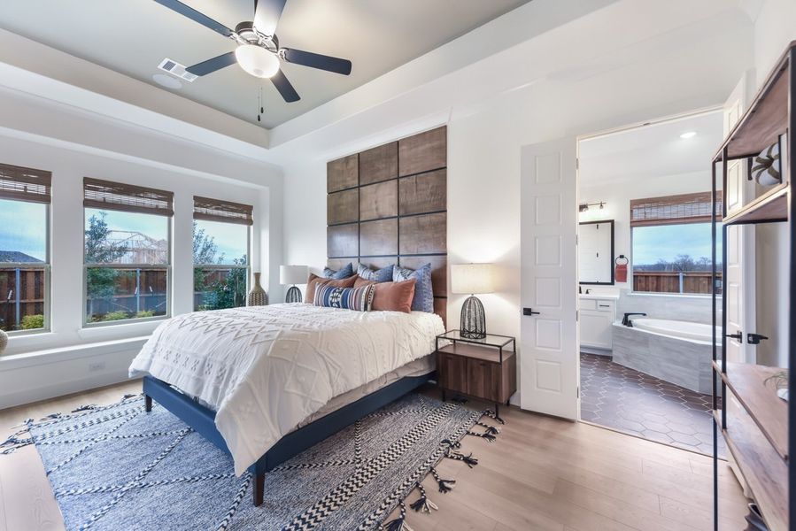 Furnished interior view inside a new home in Westside Preserve, Midlothian (Image 38).