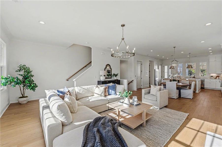 Furnished interior view inside a new home in , Alpharetta (Image 15). Furnished interior view inside a new home in , Alpharetta (Image 15).