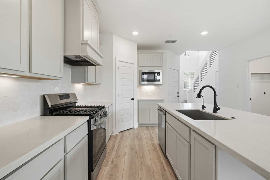 Furnished interior view inside a new home in Stillwater Ranch, San Antonio (Image 13).