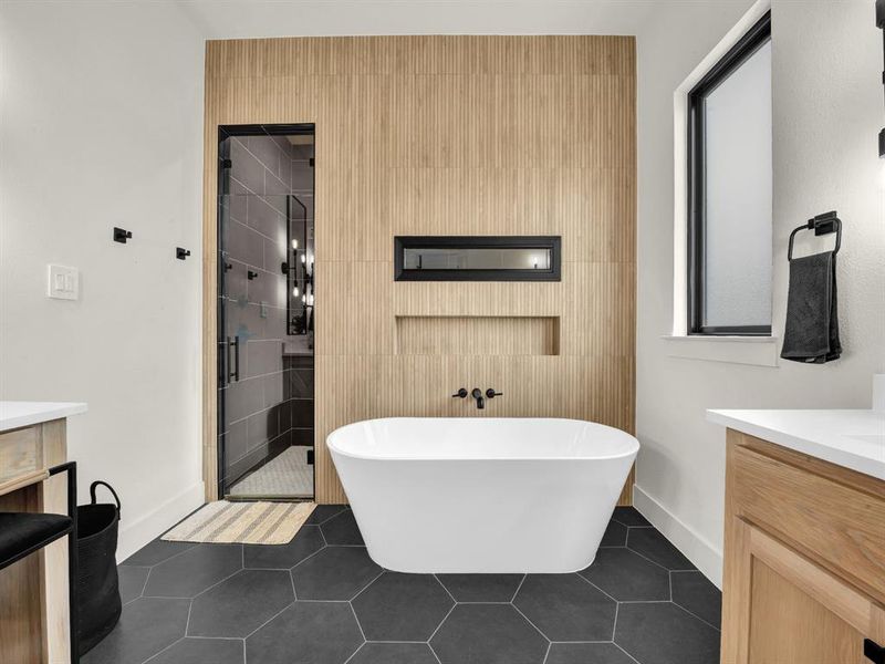 Furnished interior view inside a new home in , Aledo (Image 17).