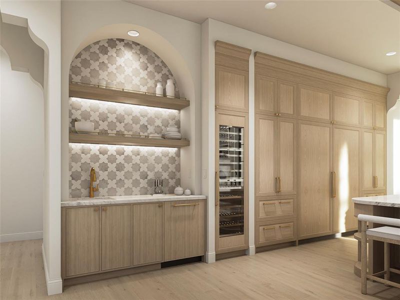 Furnished interior view inside a new home in , Heath (Image 27).