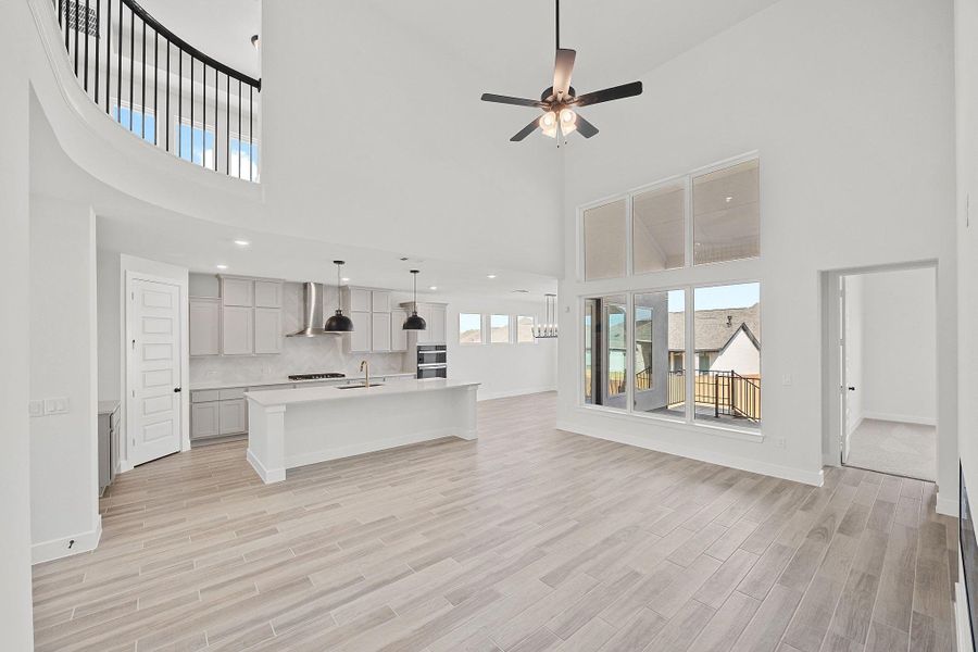Furnished interior view inside a new home in The Colony, Bastrop (Image 9).