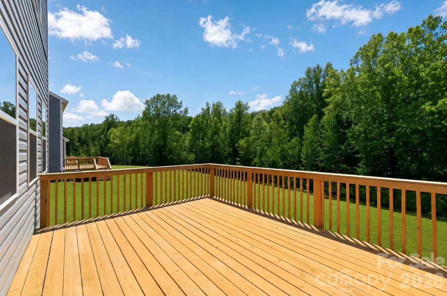 Exterior details and patio area of a home in Shannon Woods, Maiden (Image 17).
