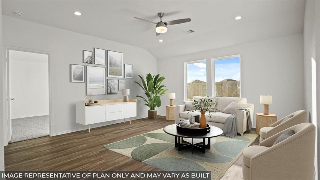 Furnished interior view inside a new home in Silverthorne, Conroe (Image 12). Furnished interior view inside a new home in Silverthorne, Conroe (Image 12).