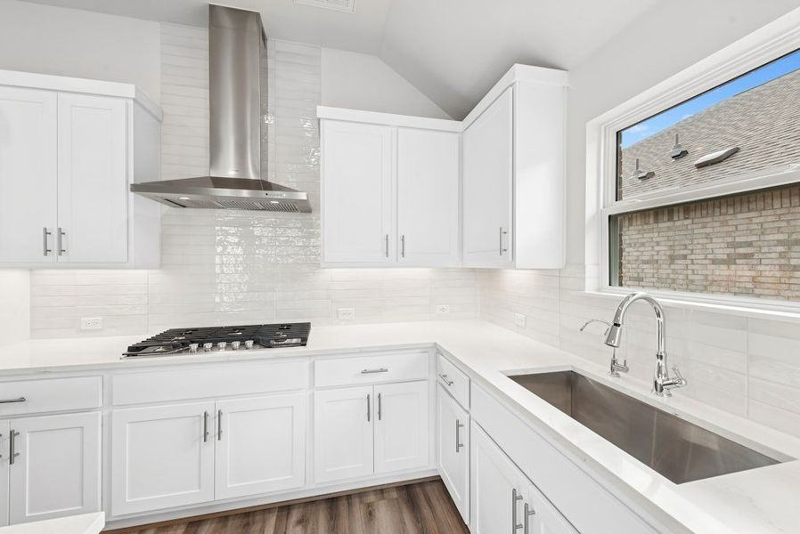 Furnished interior view inside a new home in University Heights, Round Rock (Image 12).