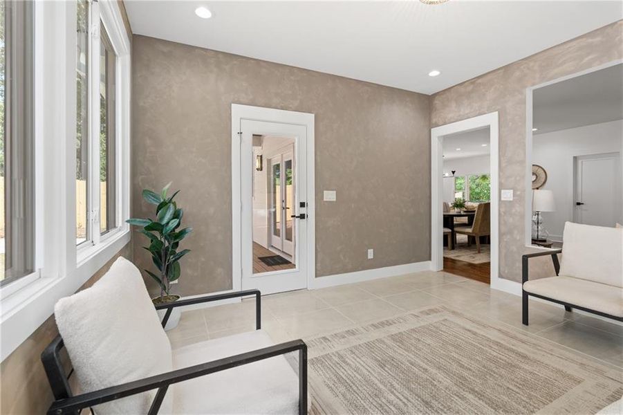 Furnished interior view inside a new home in , Atlanta (Image 45).