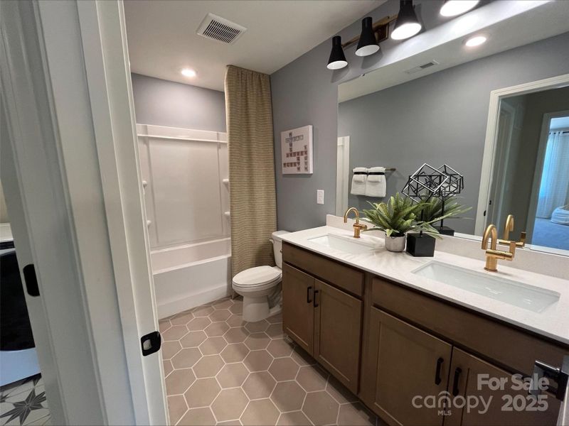 Furnished interior view inside a new home in Sheffield, Indian Trail (Image 5).