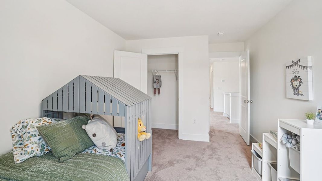 Furnished interior view inside a new home in The Hideaway at Fox Meadows, Bluff City (Image 23).