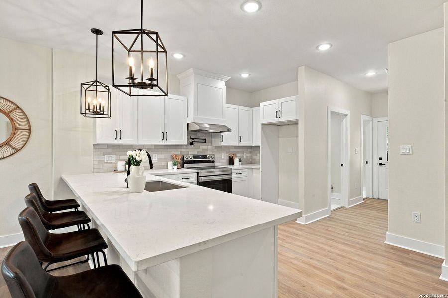 Furnished interior view inside a new home in , San Antonio (Image 15).