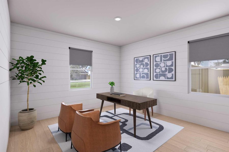 Representative furnished interior of a home built from the The Crescent by David Weekley Homes in The Preserve at Laurelton – Canopy Collection, Green Cove Springs (Image 6). Representative furnished interior of a home built from the The Crescent by David Weekley Homes in The Preserve at Laurelton – Canopy Collection, Green Cove Springs (Image 6).