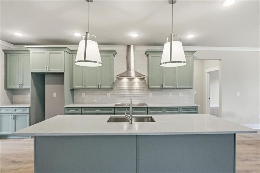 Furnished interior view inside a new home in , Statham (Image 42).