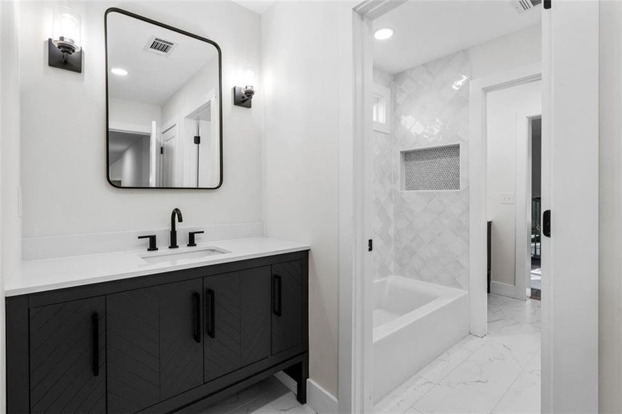 Furnished interior view inside a new home in , Snellville (Image 6).