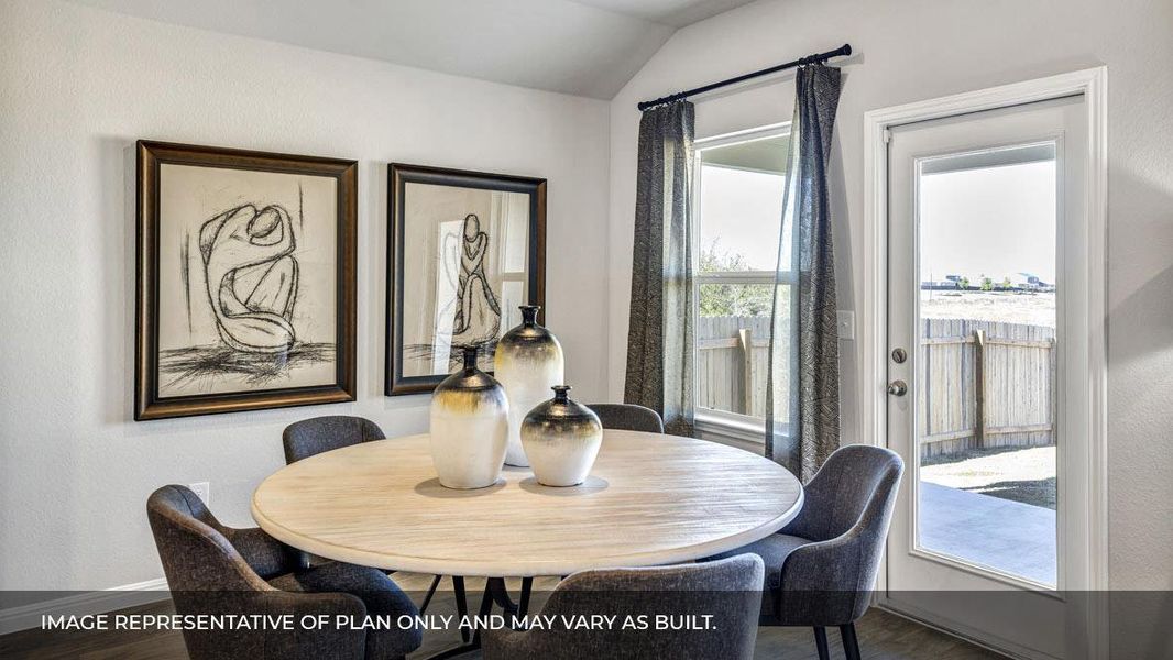 Furnished interior view inside a new home in Prairie Lakes, Buda (Image 15).