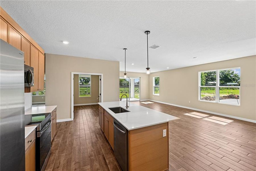 Furnished interior view inside a new home in Sabana Reserve, Ocala (Image 7). Furnished interior view inside a new home in Sabana Reserve, Ocala (Image 7).