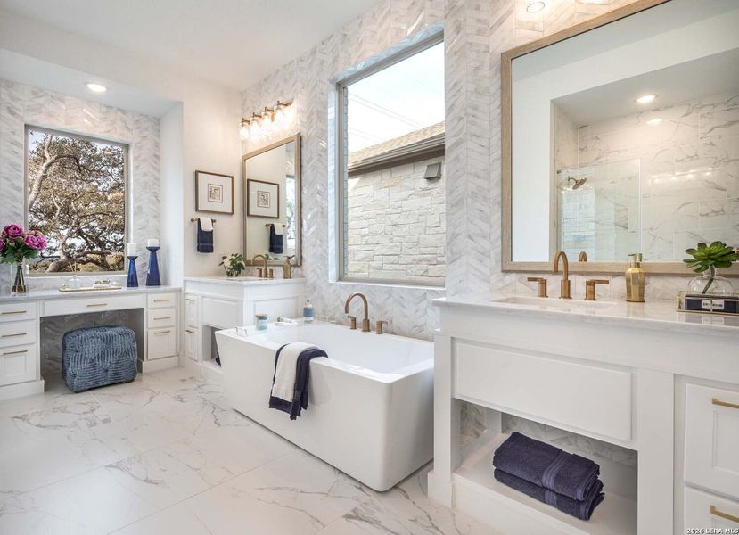 Furnished interior view inside a new home in Esperanza, Boerne (Image 30).
