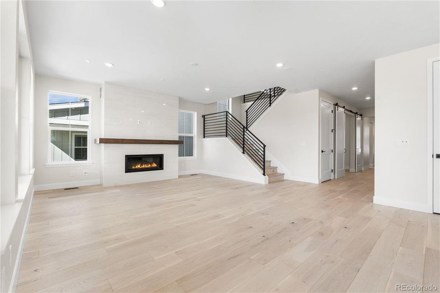 Spacious, unfurnished interior of a new home in Gallery at The Canyons, Castle Pines (Image 35).