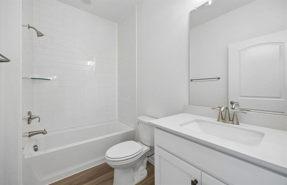 Secondary bathroom