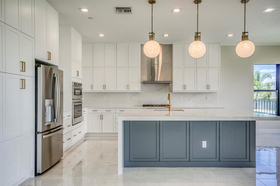 Furnished interior view inside a new home in Apex at Avenir, Palm Beach Gardens (Image 15).
